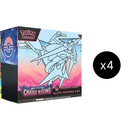 Pokemon Chaos Rising Pokemon Center Elite Trainer Box Case