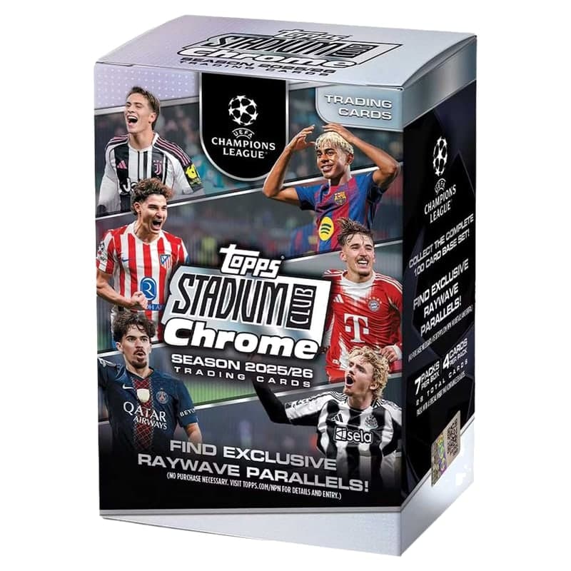 Topps Stadium Club Chrome UEFA Champions League Blaster Box