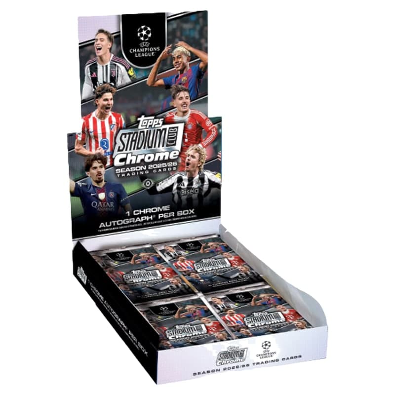Topps Stadium Club Chrome UEFA Champions League Hobby Case
