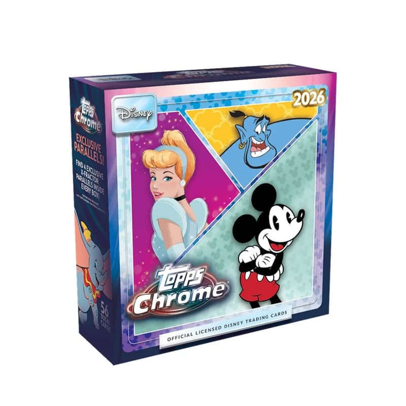 Real Topps Box Set 2026 Topps Chrome Disney Mega Box · WaxDepot