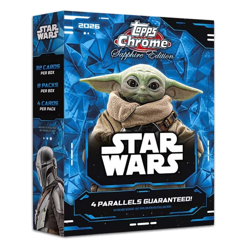 Topps Chrome Star Wars Sapphire Edition Hobby Box