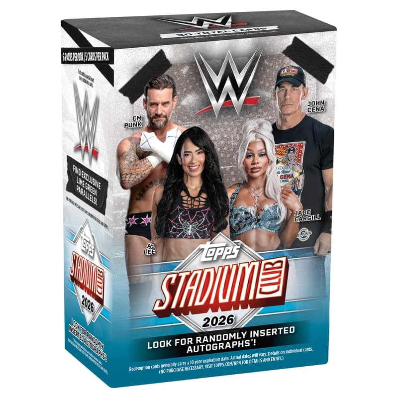 Topps Stadium Club WWE Blaster Box