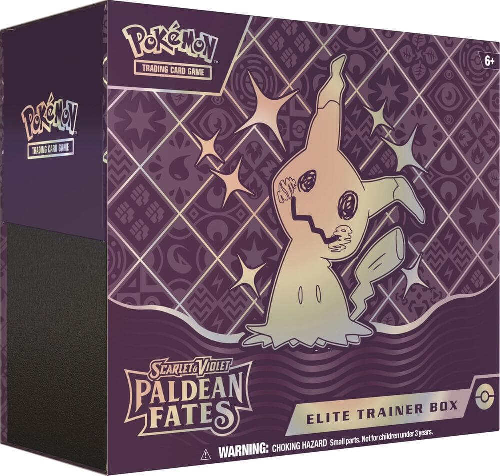 Pokemon Paldean Fates Elite Trainer Box Case