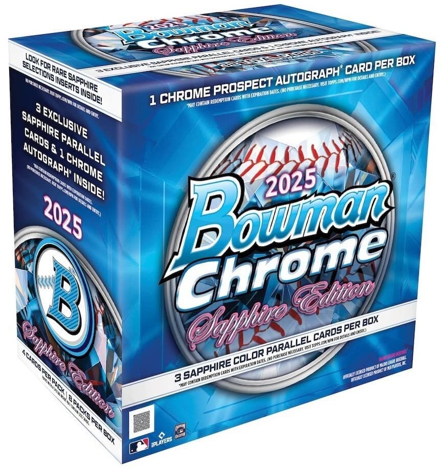 Bowman Chrome Sapphire Edition Hobby Box