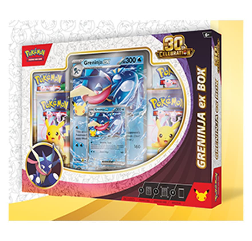 Pokemon 30th Celebration Greninja ex Box