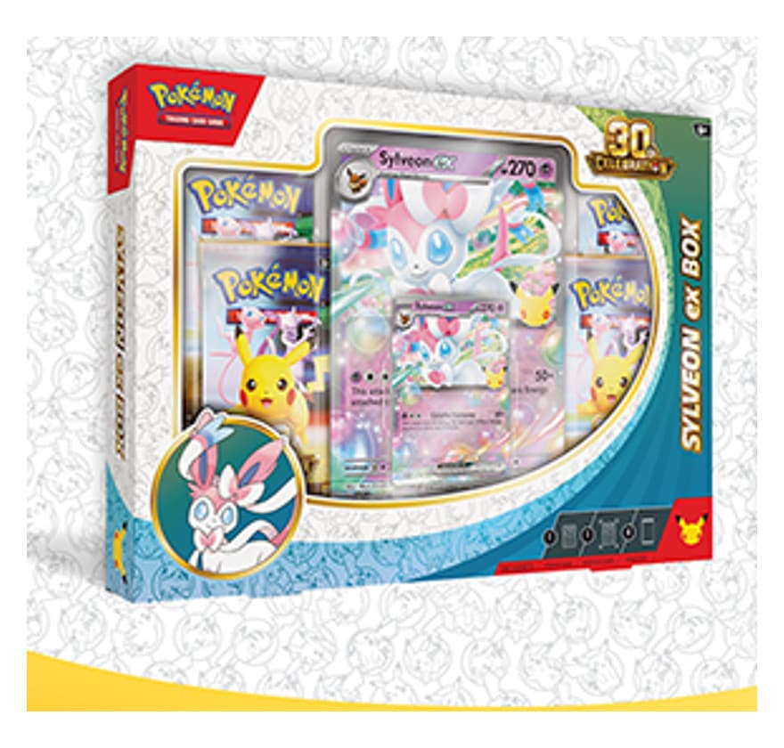 Pokemon 30th Celebration Sylveon ex Box